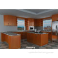 Wood Veneer Kitchen Pantry Storage Cabinet E0 , E1 Approval